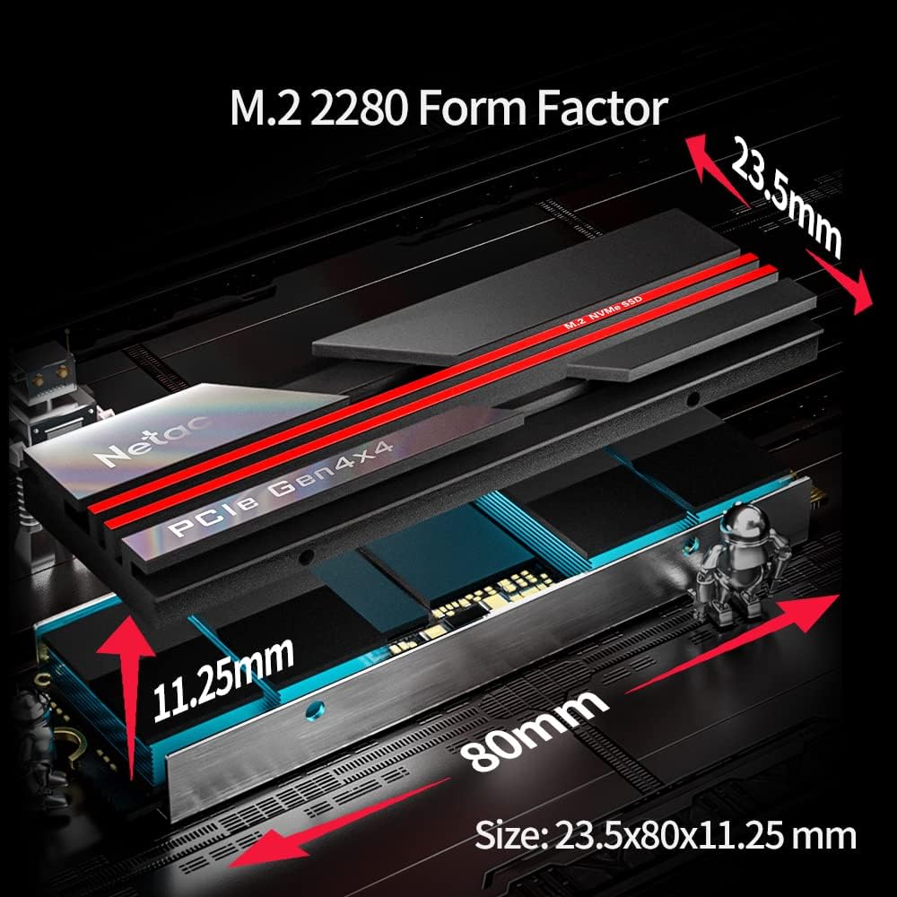 SSD Netac NV7000 1TB M.2 NVMe PCIe Gen4